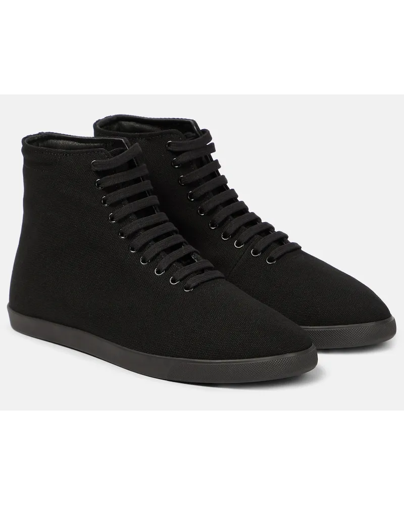 The Row Sneakers in canvas Nero