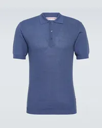 Orlebar Brown Polo in cotone Blu