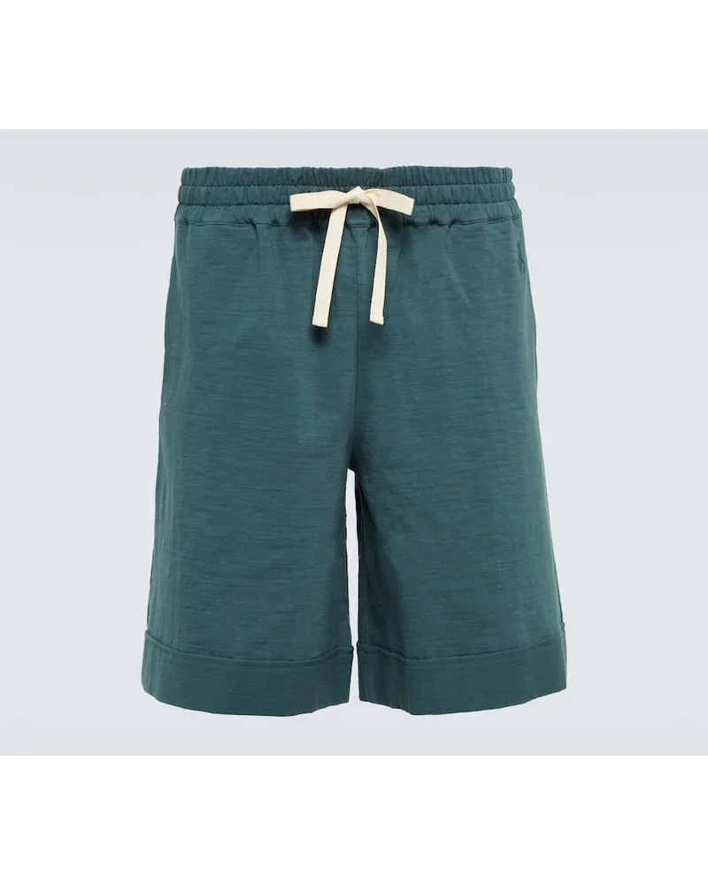 Jil Sander Shorts in cotone Verde