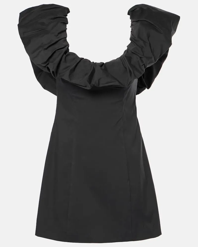 SIR Abito corto Jones in misto cotone Nero