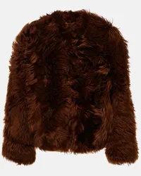 Tom Ford Giacca in shearling Neutro