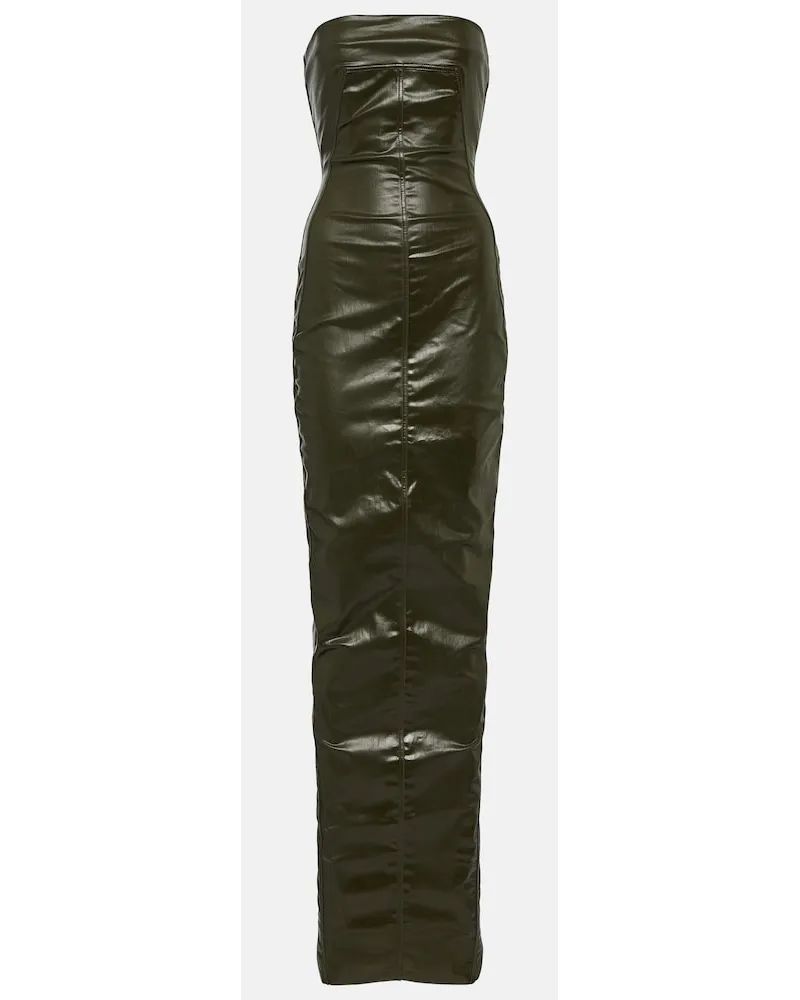 Rick Owens Abito lungo di jeans Verde