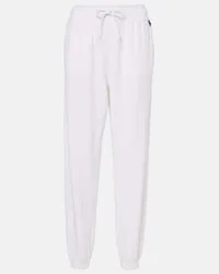 Ralph Lauren Pantaloni sportivi in pile di cotone Bianco