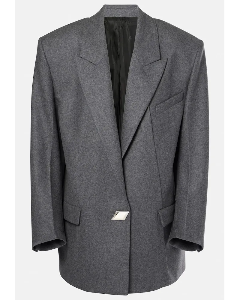 ATTICO Blazer in misto lana Grigio