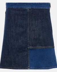 See by Chloé See By Chloé Minigonna in denim patchwork Blu