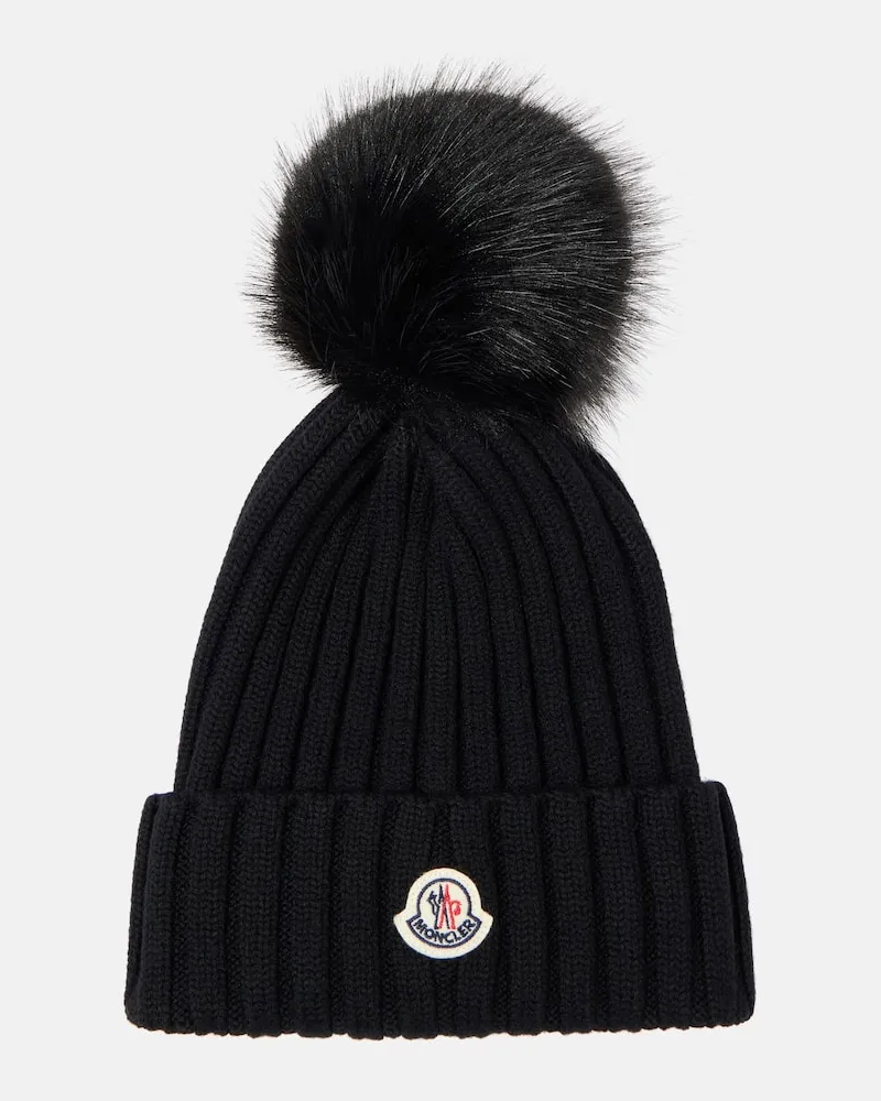 Moncler Berretto in lana Nero