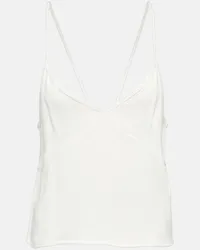 AMI Paris Camisole con scollo a V Bianco