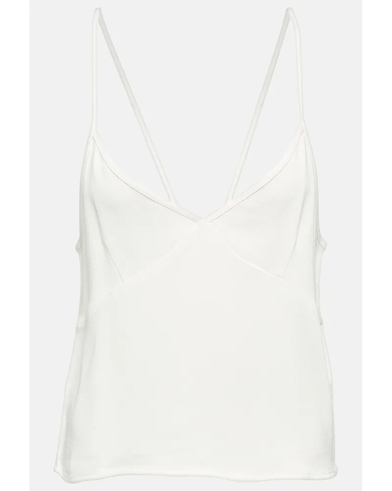 AMI Paris Camisole con scollo a V Bianco