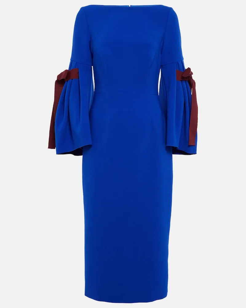 Roksanda Ilincic Abito midi Calispi in crÃªpe Blu