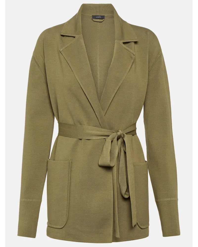 Joseph Cappotto in misto seta Verde