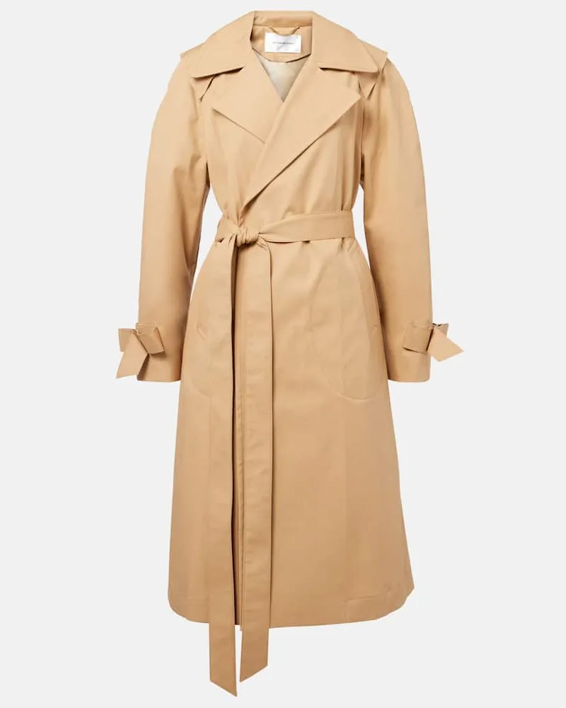 Victoria Beckham Trench in cotone Beige