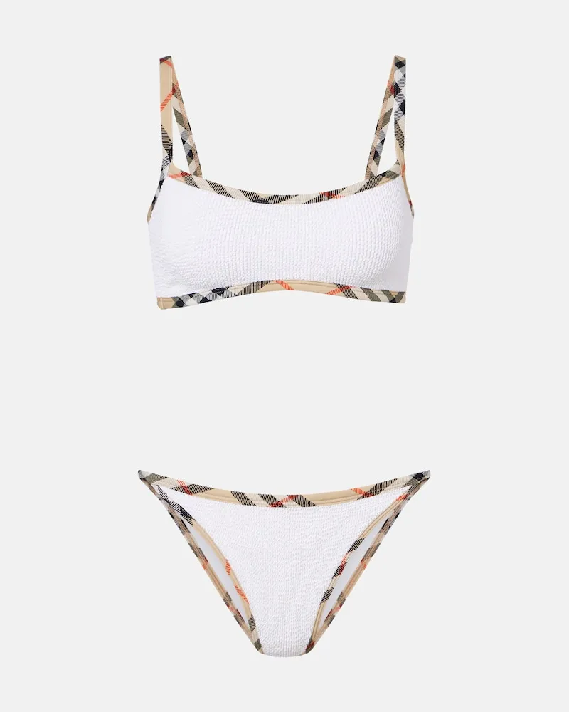 Burberry x Hunza G â Bikini Tyler Burberry Check Bianco