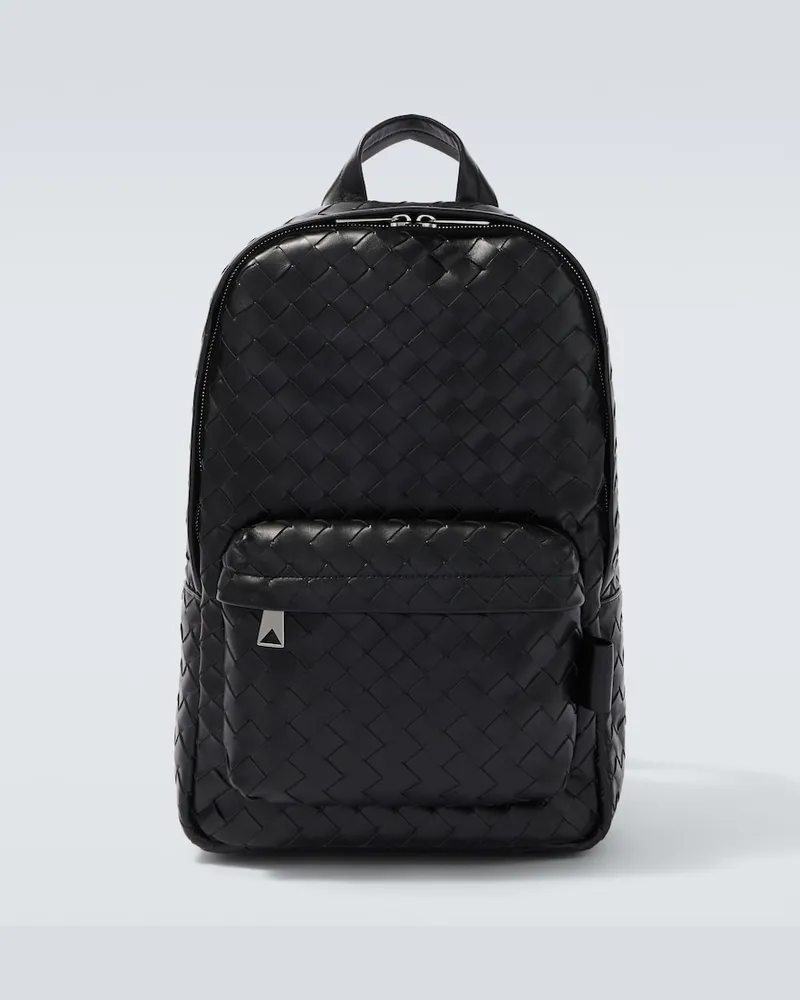 Bottega Veneta Zaino in pelle Intrecciato Nero