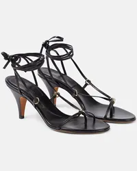 KHAITE Sandali Marion 75 in pelle Nero