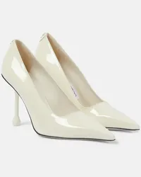 Jimmy Choo Pumps Ixia 95 in vernice Bianco