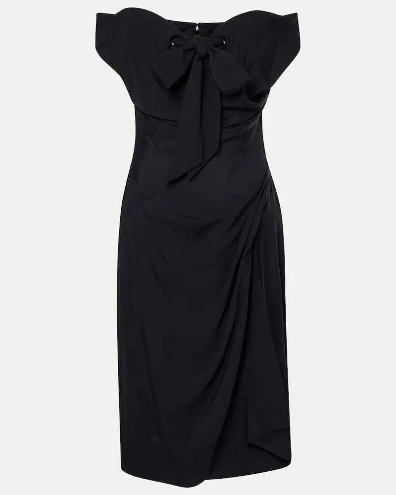 Vivienne Westwood Abito Iwona con scollo bardot Nero