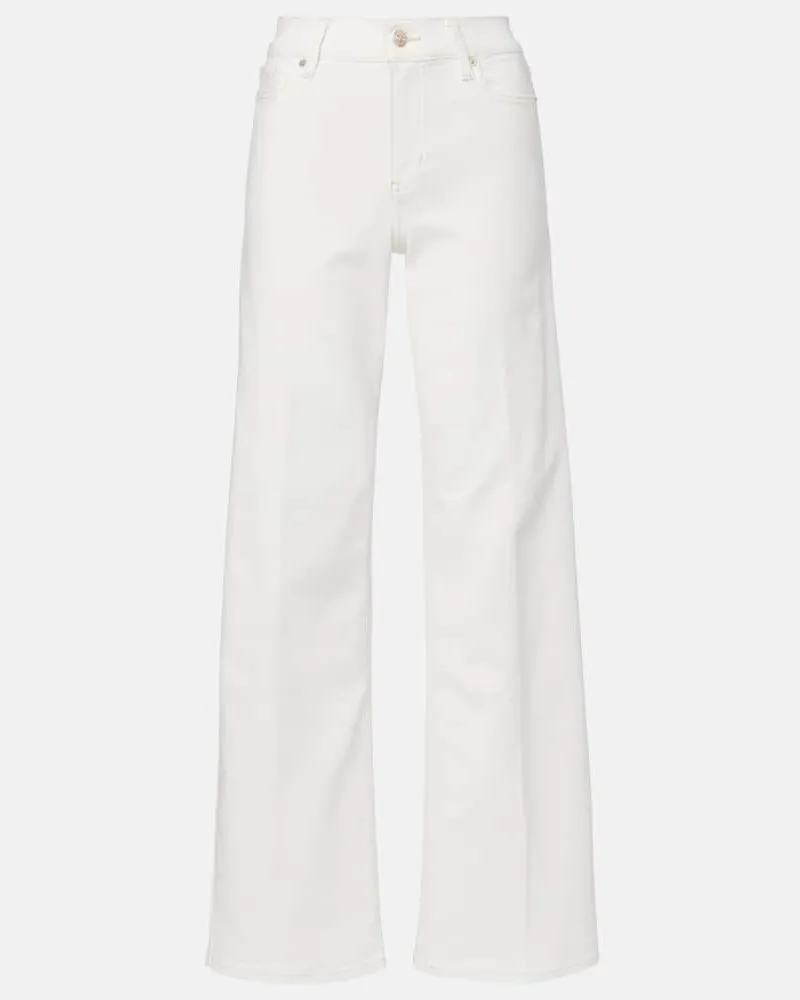 Frame Denim Jeans a gamba larga Le Slim Palazzo Bianco