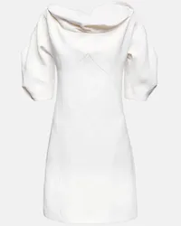 Jil Sander Miniabito in misto lino Bianco