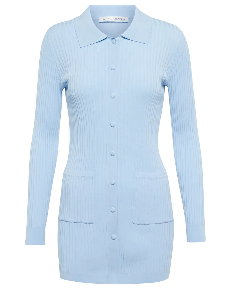 Live The Process Cardigan Electra Blu