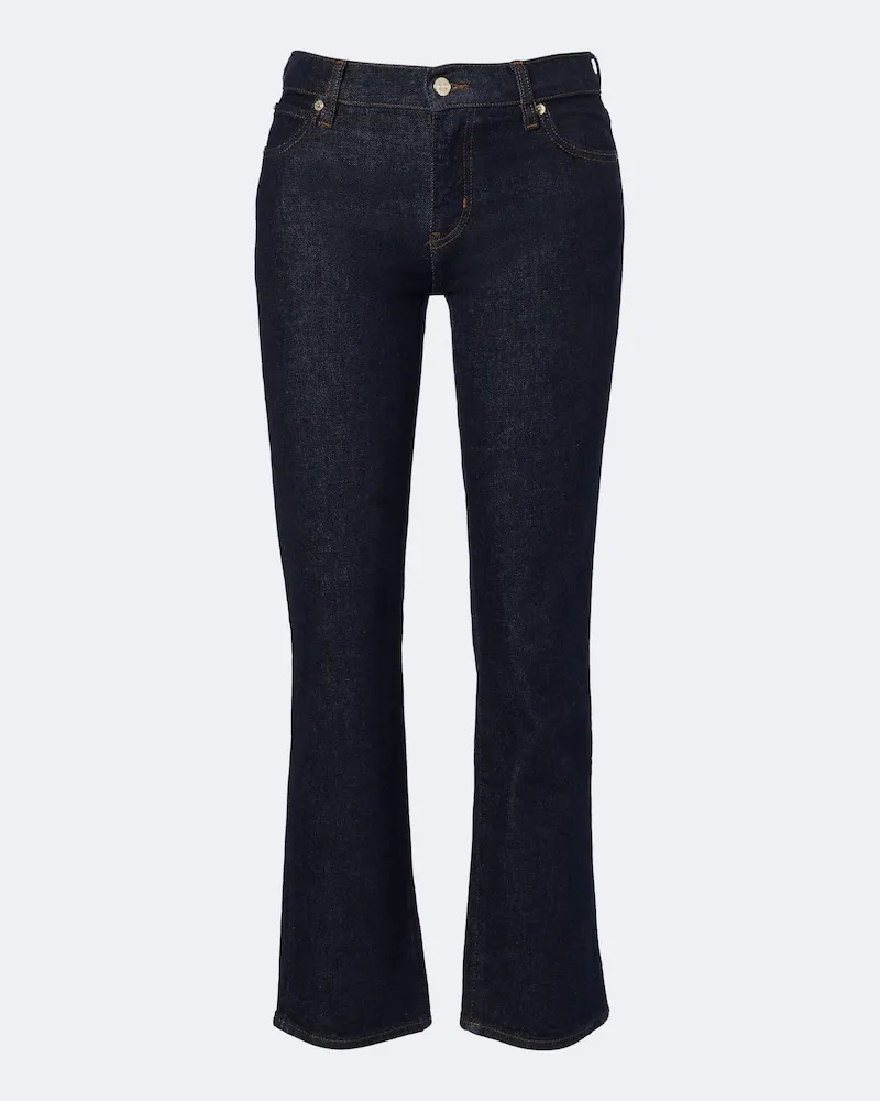 Frame Denim Jeans regular Cigarette cropped Blu