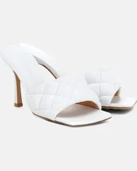 Bottega Veneta Sandali Padded in pelle matelassé Bianco