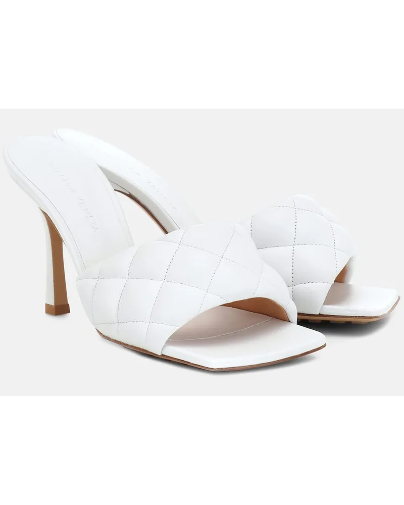 Bottega Veneta Sandali Padded in pelle matelassÃ Bianco