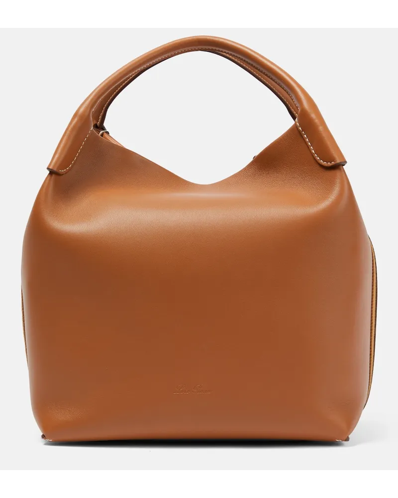 Loro Piana Borsa a spalla Bale in pelle Beige