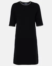 Max Mara Abito midi Denny in lana e cashmere Nero