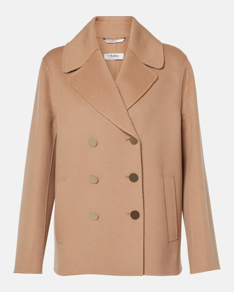 Max Mara Blazer doppiopetto Margot in lana Beige