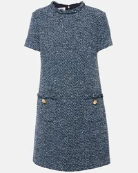 Valentino Garavani Abito corto in tweed Blu