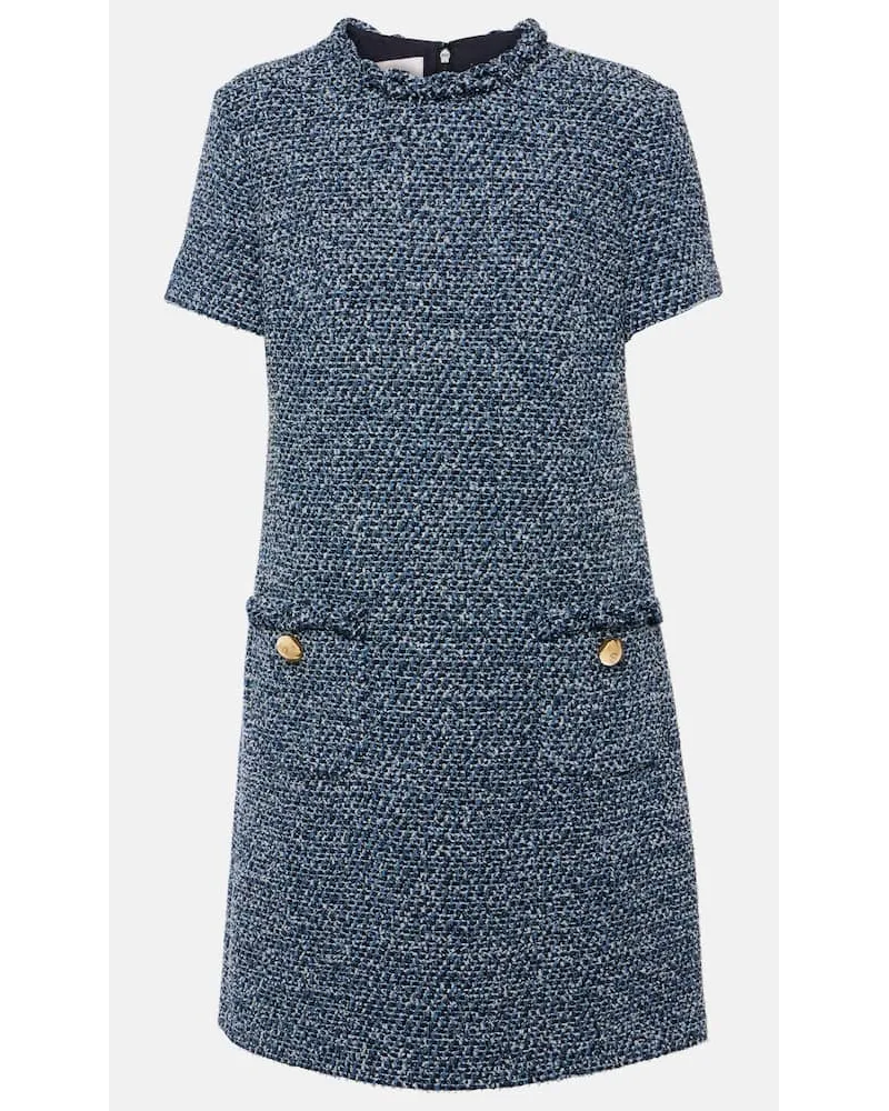 Valentino Garavani Abito corto in tweed Blu