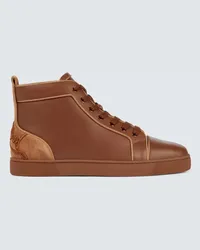 Christian Louboutin Sneakers Fun Louis in pelle Marrone