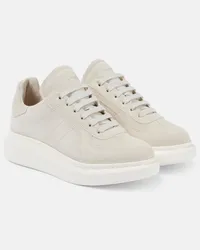 Alexander McQueen Sneakers in pelle Neutro