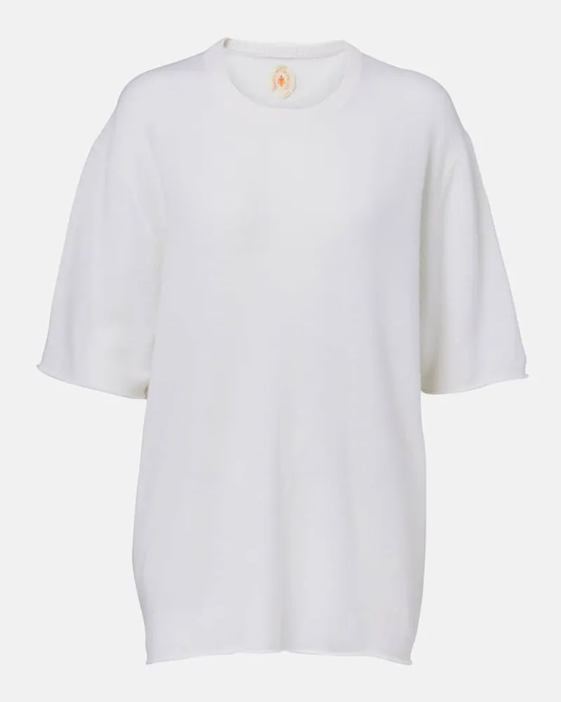 Jardin des Orangers Top in cashmere Bianco