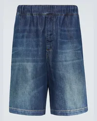 Valentino Garavani Bermuda in chambray di jeans Blu