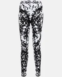 Alaïa Alaïa Leggings in jacquard Multicolore