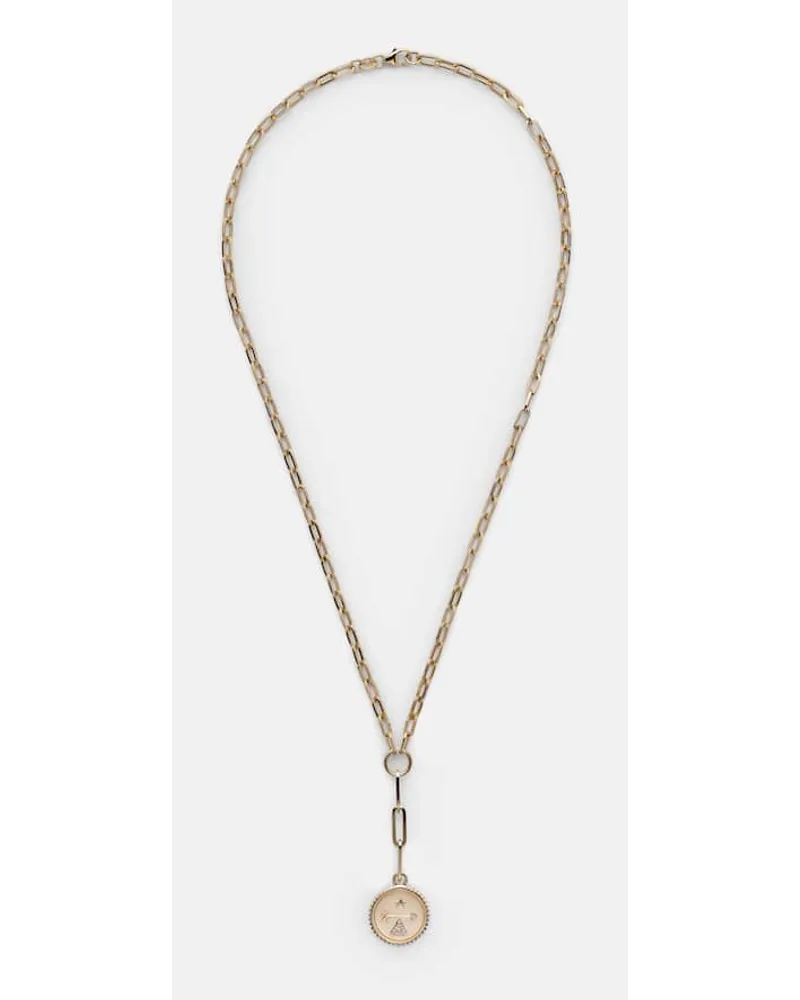 FOUNDRAE Collana Refined Clip in oro 18kt con diamanti Oro