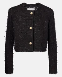 Nina Ricci Giacca in tweed di misto cotone Nero