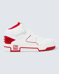 Christian Louboutin Sneakers Astroloubi in pelle Bianco