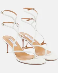 Aquazzura Sandali Baia 65 in pelle Bianco