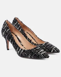 Gianvito Rossi Pumps 70 in bouclé Nero