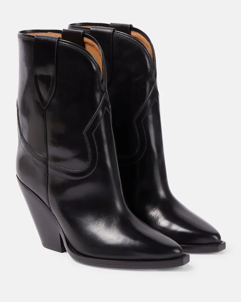 Isabel Marant Stivaletti Leyane in pelle Nero