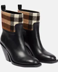 Burberry Stivaletti Vintage Check in pelle Multicolore