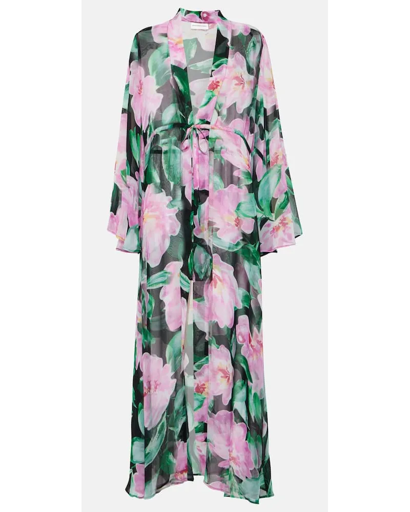 Alexandra Miro Caftano Betty con stampa floreale Multicolore