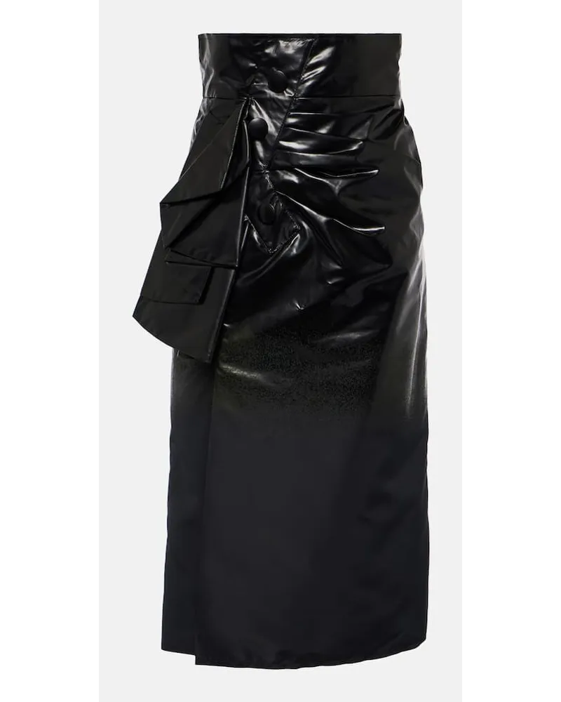 Maison Margiela Gonna midi a vita alta Nero