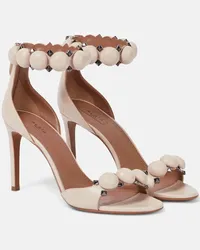 Alaïa Alaïa Sandali Bombe 90 in pelle Beige