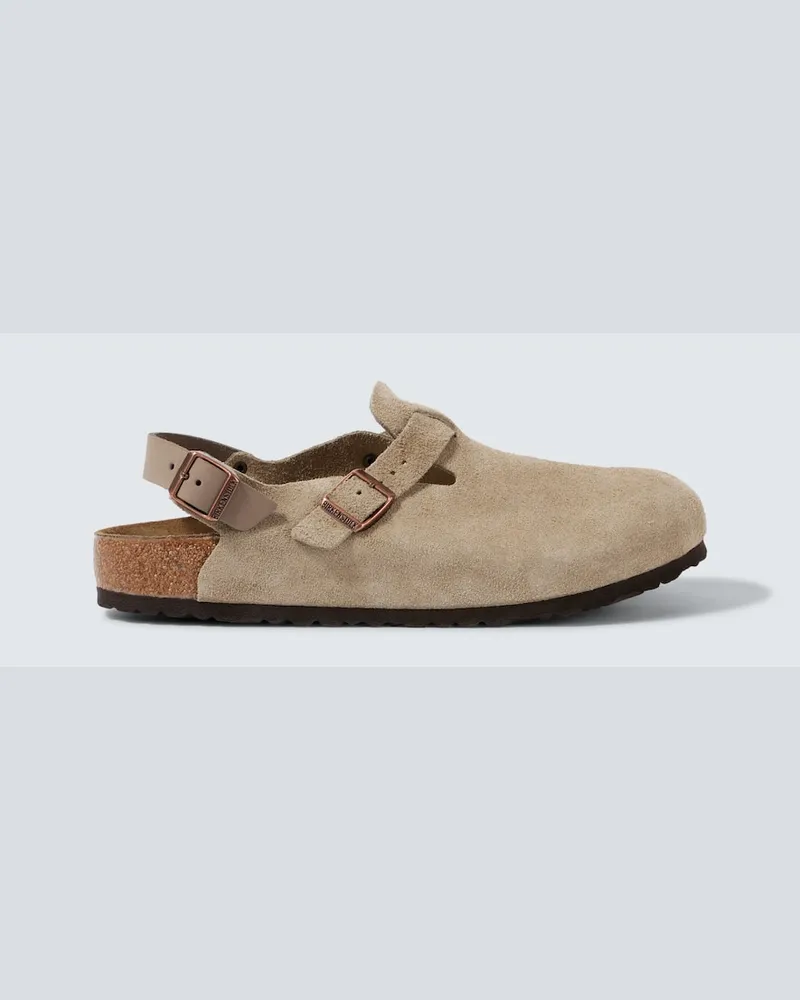 Birkenstock Mules Tokio in suede Beige