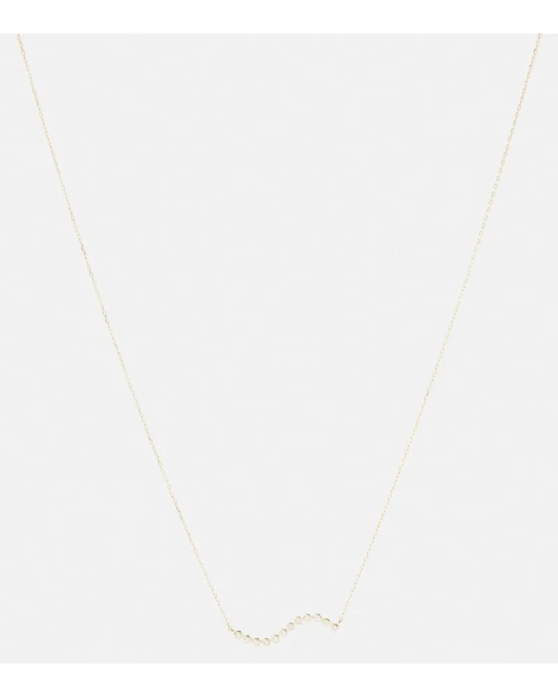 MATEO Collana in oro 14kt con diamanti Oro