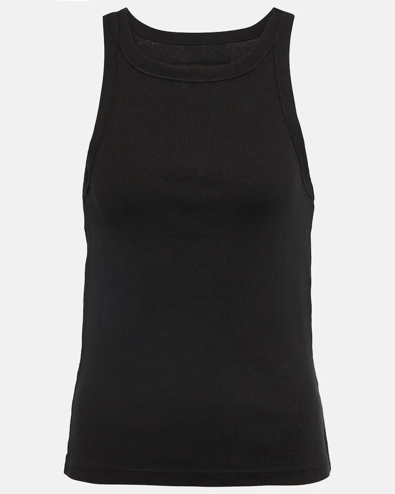 Nili Lotan Top Jennifer in maglia a coste Nero