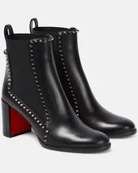 Christian Louboutin Stivaletti Out Line Spikes in pelle Nero